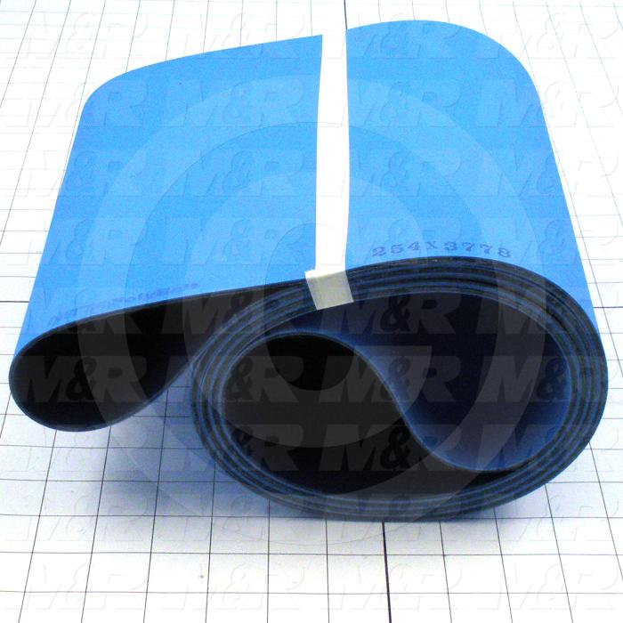 10" X 148.75" BLUE TOP BELT