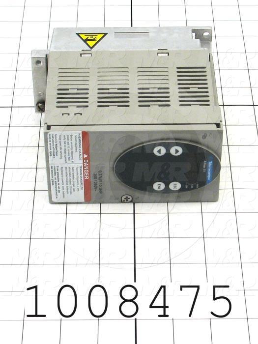 AC Drive, Altivar31 Series, 0.37KW (1/2HP), 208-230VAC, 1 Phase