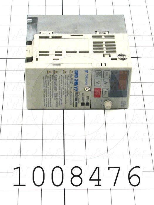 AC Drive, CIMR-V7 Series, 0.37KW (1/2HP), 240VAC, 3 Phase