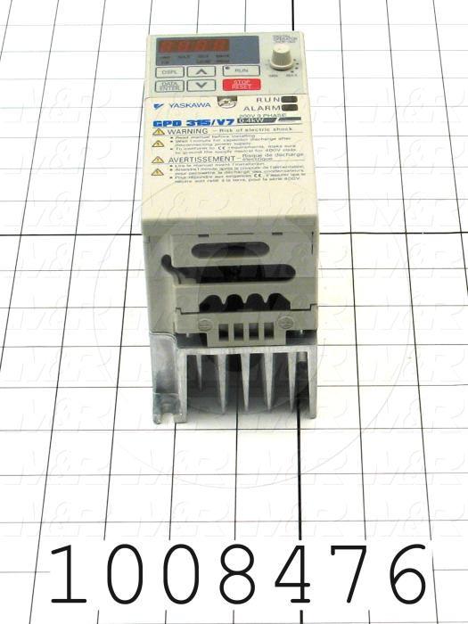 AC Drive, CIMR-V7 Series, 0.37KW (1/2HP), 240VAC, 3 Phase