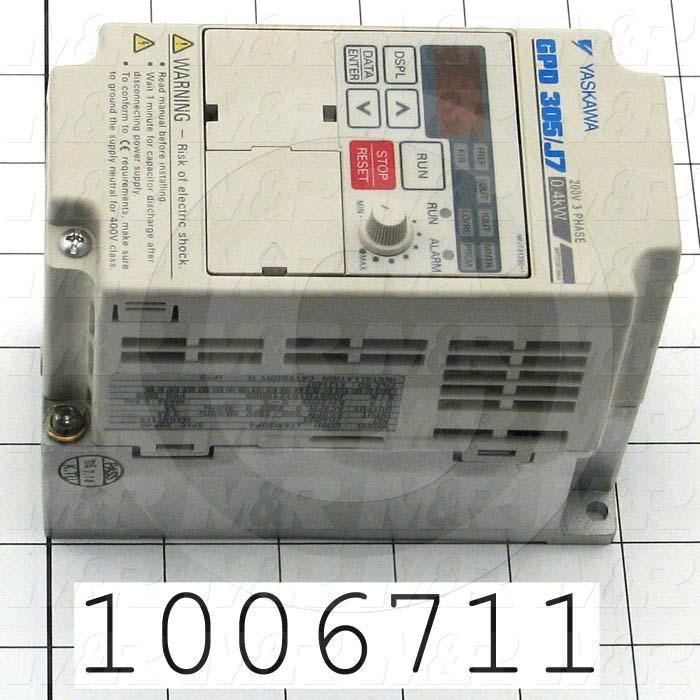 AC Drive, FR-S510WE Series, 0.37KW (1/2HP), 208-230VAC, 3 Phase