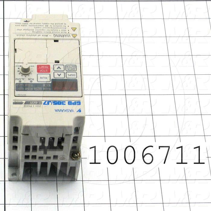 AC Drive, FR-S510WE Series, 0.37KW (1/2HP), 208-230VAC, 3 Phase