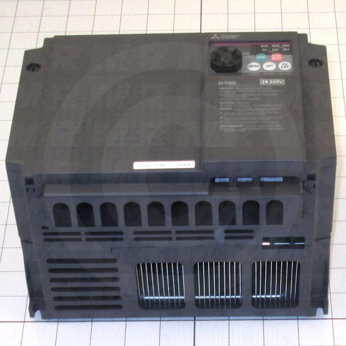 AC Drive, Speed Controller, D700 Series, 7.5HP, 200-240VAC, 3 Phase, 50/60Hz