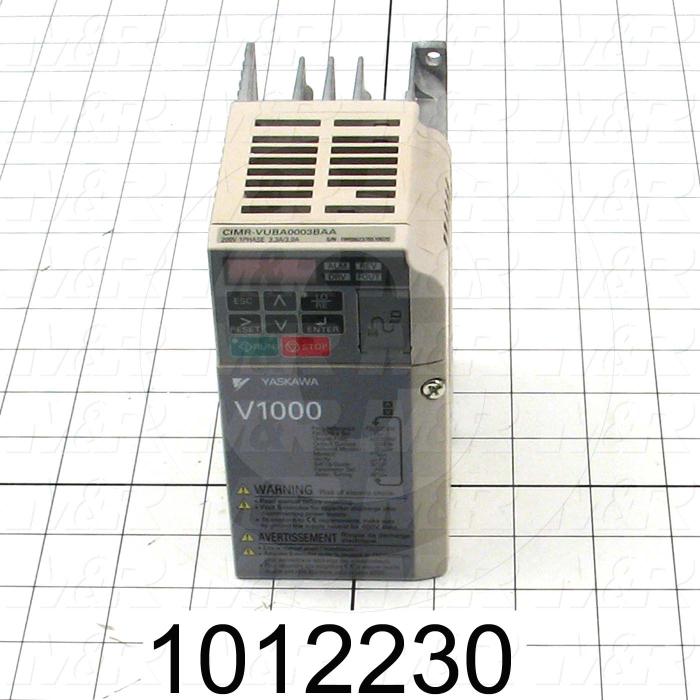 AC Drive, V1000 Series, 0.37KW (1/2HP), 220VAC, 1 Phase