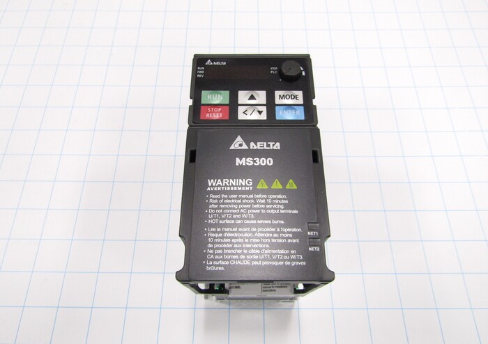 AC Drive, VFD, MS300 Series, 1/2HP, 208-230VAC, 1 Phase