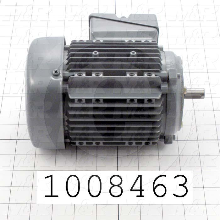 AC Motor, 1/2HP, 1750 RPM, 208-230/460VAC, 60Hz