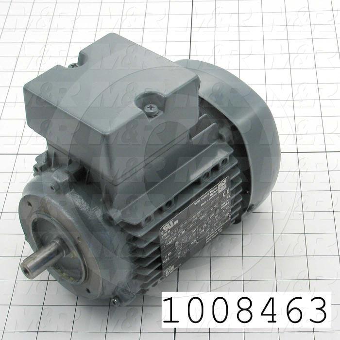 AC Motor, 1/2HP, 1750 RPM, 208-230/460VAC, 60Hz