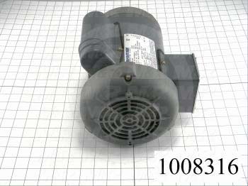 AC Motor, 1/2HP, 56C Frame, 110/220VAC, 1 Phase, 50Hz