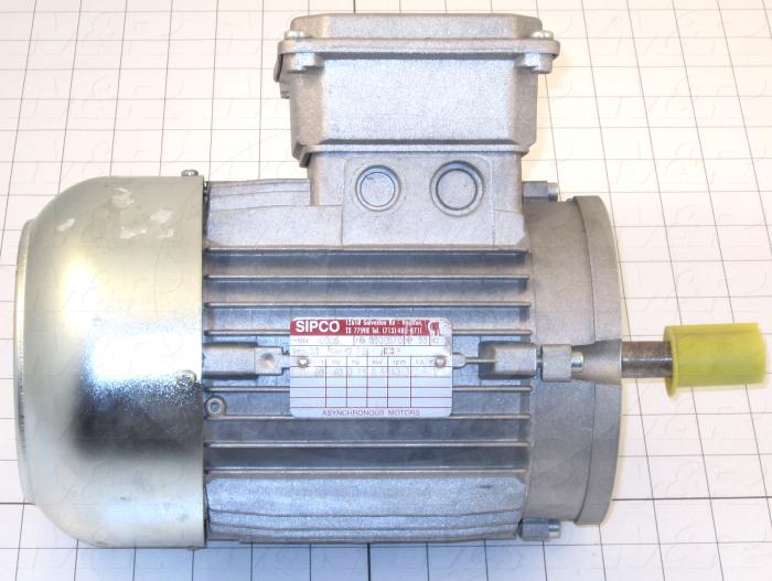 AC Motor, 3/4HP, 1200 RPM, 230/460VAC, 3 Phase, 60Hz, 6 Poles