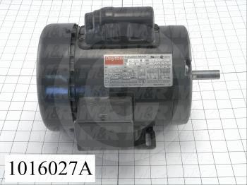 AC Motor, 3/4HP, 56 Frame, 1725 RPM, 115/230VAC, 1 Phase, 60Hz