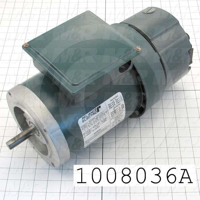AC Motor, 3/4HP, 56C Frame, 1725 RPM, 208-230VAC, 50/60Hz
