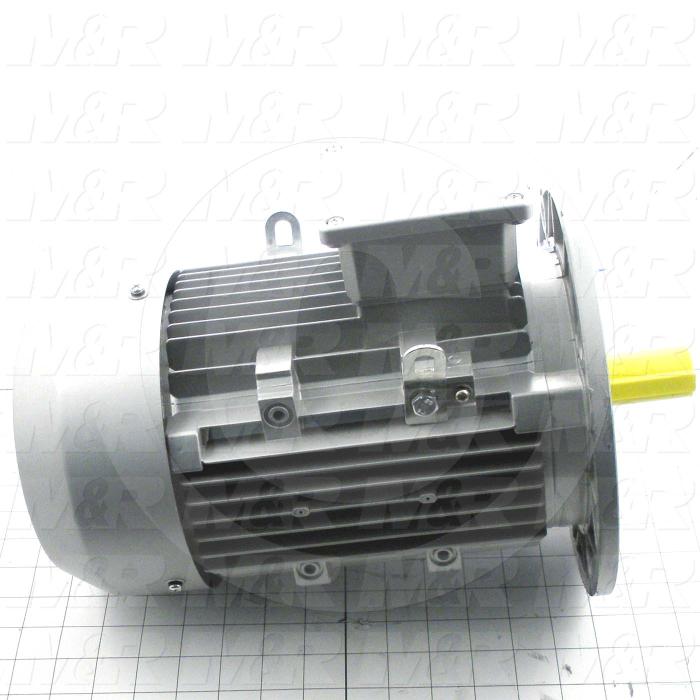 AC Motor, 3HP, 1410/1692 RPM, 230/400-277/480VAC, 3 Phase, 50/60Hz