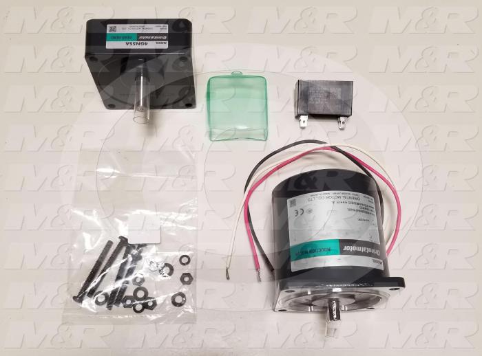 AC Motor, Induction, 3.15 IN Frame, 220V/230V, 1 Phase, 50/60Hz, 0.27/0.23A, 0.28 IN Shaft