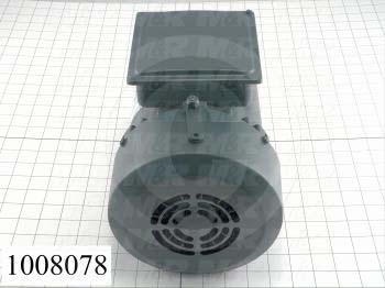 AC Motor, With Brake, 1.5HP, 145T Frame, 1725 RPM, 208-230/460VAC, 3 Phase