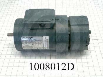 AC Motor, With Brake, 3/4HP, 56 Frame, 1800 RPM, 208-230/460VAC, 3 Phase, 60Hz