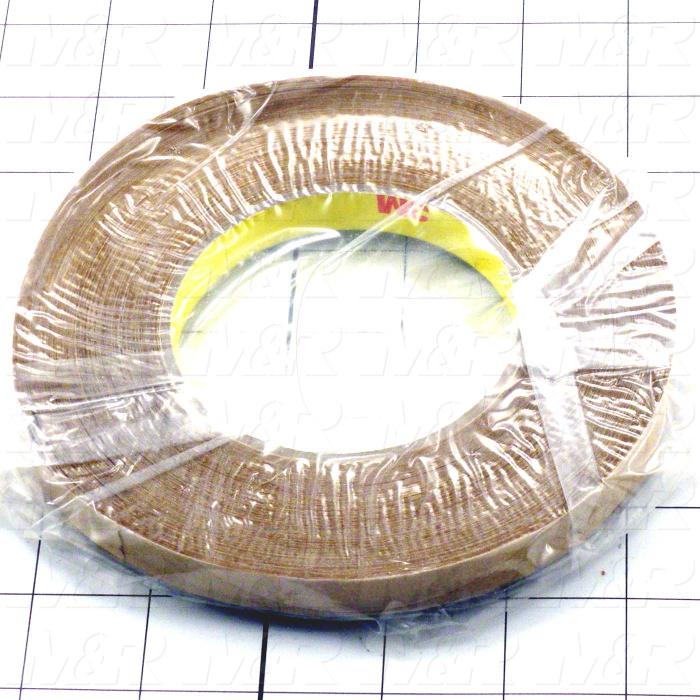 Adhesives & Seals, Adhesive Transfer Tape, 0.50" Width, Adhesive On Both Sides., Clear Color