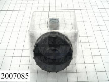 Adjustable-Flow Oil Reservoir, Capacity 1 Qt, Note : Square Polycarbonate