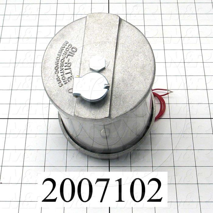 Adjustable-Flow Oil Reservoir, Height 7.75", Bowl Diameter 4.25", Capacity 1 Qt, Note : Round Acrylic; w/Level Switch; Normally Opened