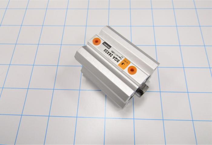 Air Cylinders, Double Acting Type, 25 mm Bore, 30 mm Stroke