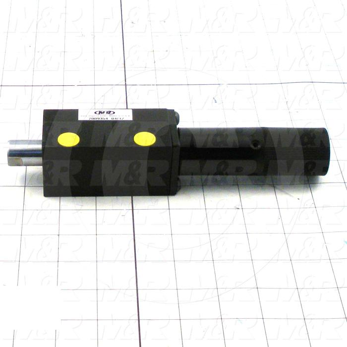 Air Cylinders, Double Rod Type, Standard NFPA, 1/2-20 UNF Rod Thread, Double Acting Model, 1 1/4" Bore, 1 1/2" Stroke, Chopper Function