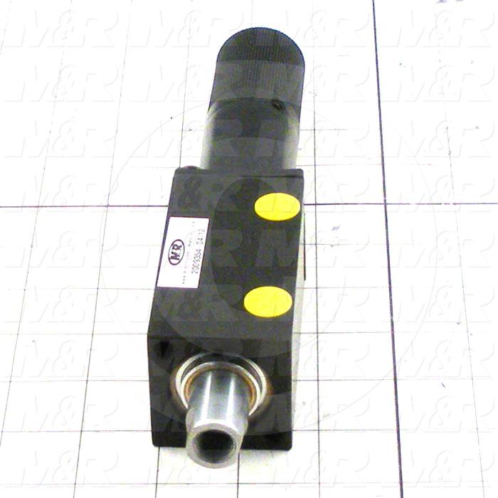 Air Cylinders, Double Rod Type, Standard NFPA, 1/2-20 UNF Rod Thread, Double Acting Model, 1 1/4" Bore, 1 1/2" Stroke, Chopper Function