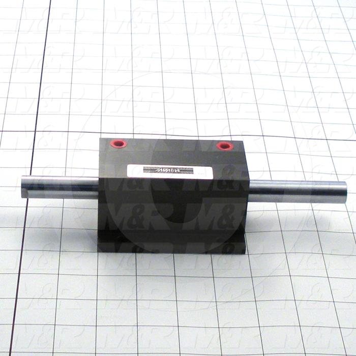 Air Cylinders, Double Rod Type, Standard NFPA, Double Acting Model, 1 5/8" Bore, 2" Stroke, Chopper Function