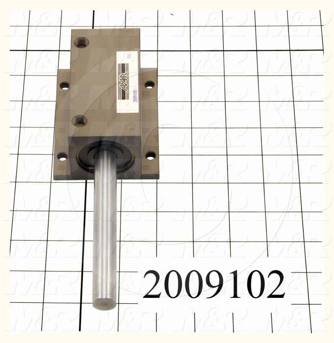 Air Cylinders, Double Rod Type, Standard NFPA, Double Acting Model, 1 5/8" Bore, 2" Stroke, Chopper Function