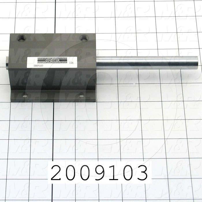 Air Cylinders, Double Rod Type, Standard NFPA, Double Acting Model, 1 5/8" Bore, 2" Stroke, Chopper Function