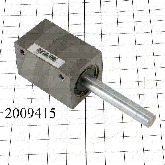 Air Cylinders, Double Rod Type, Standard NFPA, Double Acting Model, 2" Bore, 2" Stroke