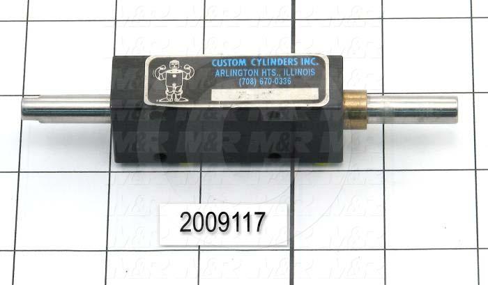 Air Cylinders, Double Rod Type, Standard NFPA, Double Acting Model, 3/4" Stroke