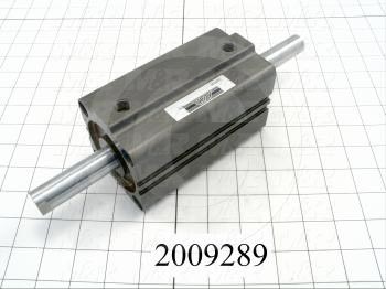 Air Cylinders, Double Rod Type, Standard NFPA, Double Acting Model, 63 mm Bore, 3" Stroke, Chopper Function