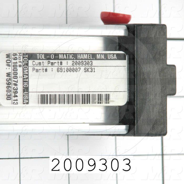 Air Cylinders, Rod Less Type, Standard NFPA, Double Acting Model, 1" Bore, 31" Stroke