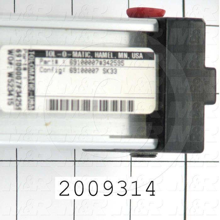 Air Cylinders, Rod Less Type, Standard NFPA, Double Acting Model, 1" Bore, 33" Stroke