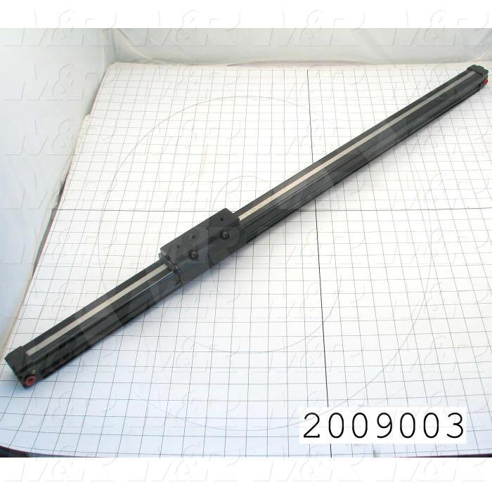Air Cylinders, Rod Less Type, Standard NFPA, Double Acting Model, 1" Bore, 33" Stroke
