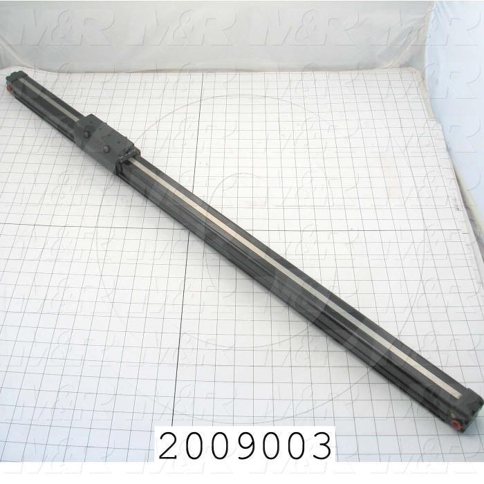 Air Cylinders, Rod Less Type, Standard NFPA, Double Acting Model, 1" Bore, 33" Stroke