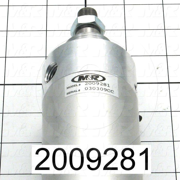 Air Cylinders, Rod Type, Standard NFPA, 1/2-20 UNF Rod Thread, Double Acting Model, 1 3/4" Bore, 4" Stroke, Both Ends Cushion