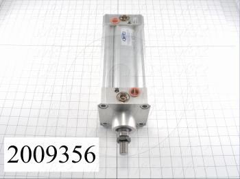 Air Cylinders, Rod Type, Standard NFPA, 3/4-16 UNC Rod Thread, Double Acting Model, 100 mm Bore, 6" Stroke, Both Ends Cushion, Index Function