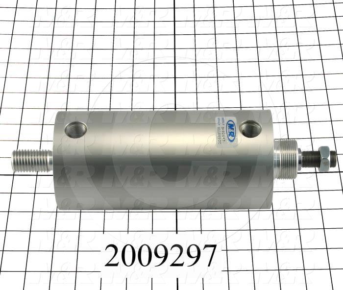 Air Cylinders, Rod Type, Standard NFPA, 3/4-16 UNC Rod Thread, Double Acting Model, 4" Bore, 4" Stroke