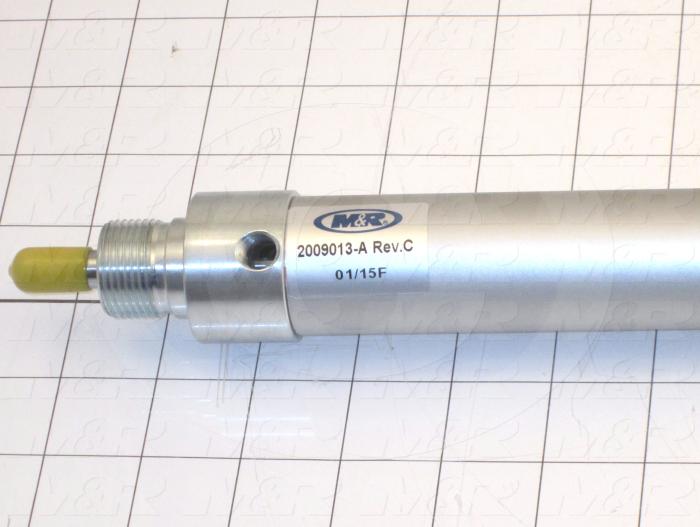 Air Cylinders, Rod Type, Standard NFPA, 3/8-24 UNF Rod Thread, Double Acting Model, 1 1/8" Bore, 19" Stroke