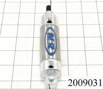 Air Cylinders, Rod Type, Standard NFPA, 5/16-24 UNF Rod Thread, Double Acting Model, 1 1/16" Bore, 1" Stroke, Both Ends Cushion