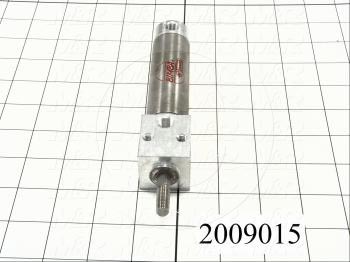 Air Cylinders, Rod Type, Standard NFPA, 5/16-24 UNF Rod Thread, Double Acting Model, 1 1/16" Bore, 2" Stroke, Both Ends Cushion