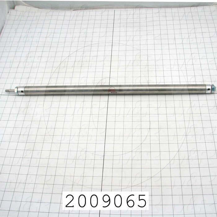 Air Cylinders, Rod Type, Standard NFPA, 5/16-24 UNF Rod Thread, Double Acting Model, 1 1/16" Bore, 21" Stroke, Both Ends Cushion