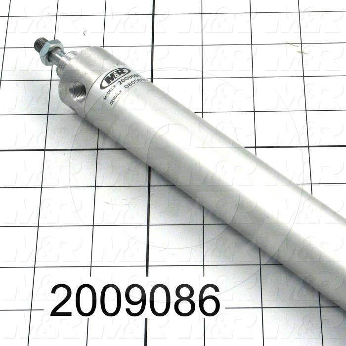Air Cylinders, Rod Type, Standard NFPA, 5/16-24 UNF Rod Thread, Double Acting Model, 1 1/8" Bore, 21" Stroke