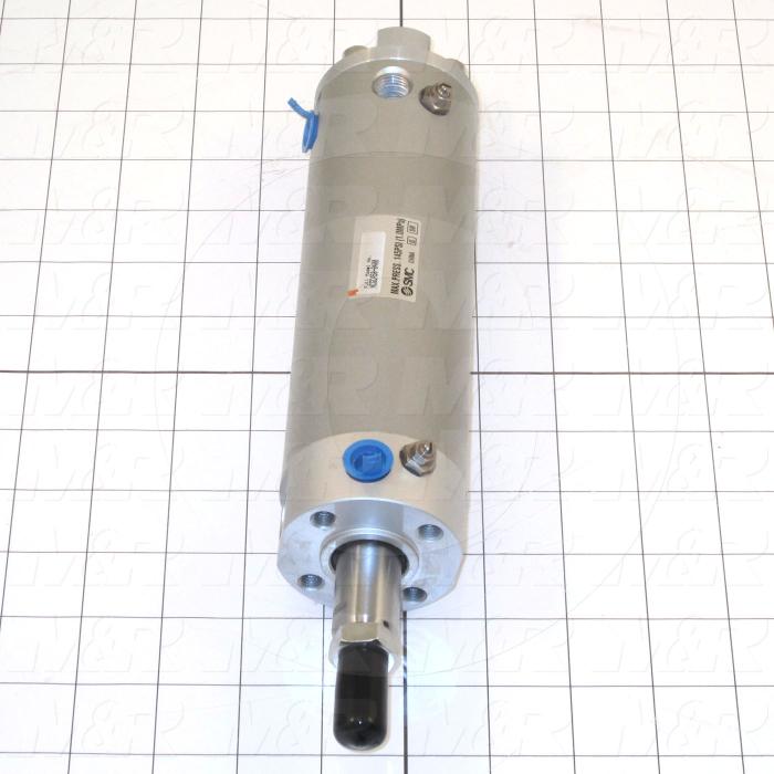 Air Cylinders, Rod Type, Standard NFPA, 5/16-24 UNF Rod Thread, Double Acting Model, 50 mm Bore, 4" Stroke, Both Ends Cushion