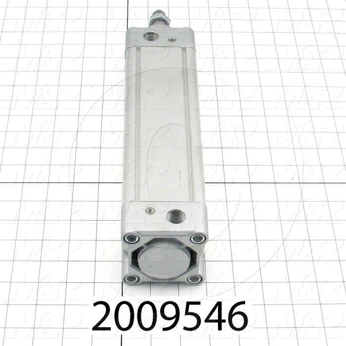 Air Cylinders, Rod Type, Standard NFPA, 5/8-18 UNF Rod Thread, Double Acting Model, 2 1/2" Bore, 7.205" Stroke, Both Ends Cushion