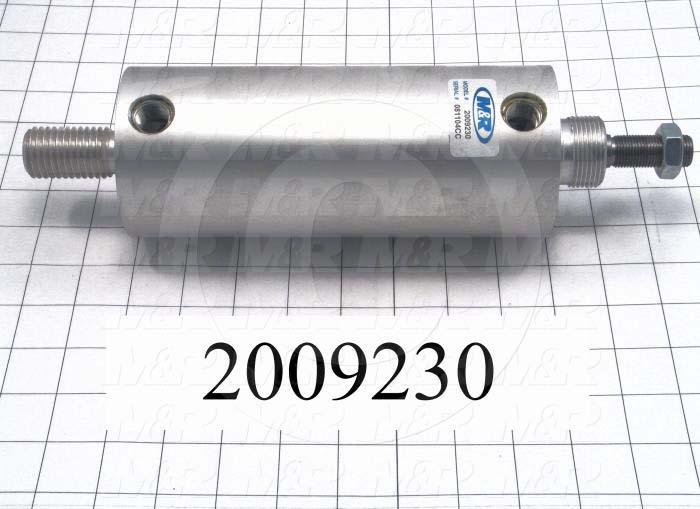 Air Cylinders, Rod Type, Standard NFPA, 5/8-18 UNF Rod Thread, Double Acting Model, 3" Bore, 4" Stroke, Both Ends Cushion