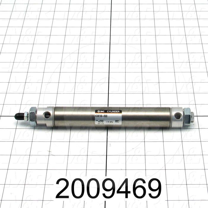 Air Cylinders, Rod Type, Standard NFPA, Double Acting Model, 1 1/16" Bore, 5" Stroke