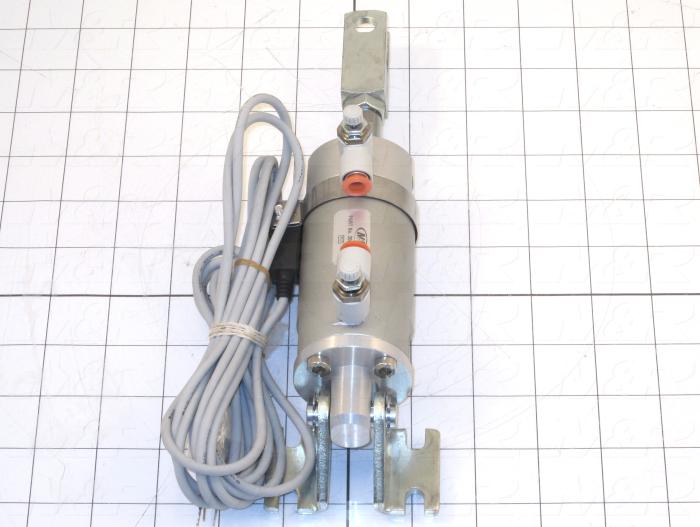 Air Cylinders, Rod Type, Standard NFPA, Double Acting Model, 1 1/2" Bore, 1" Stroke, Urethane Bumper