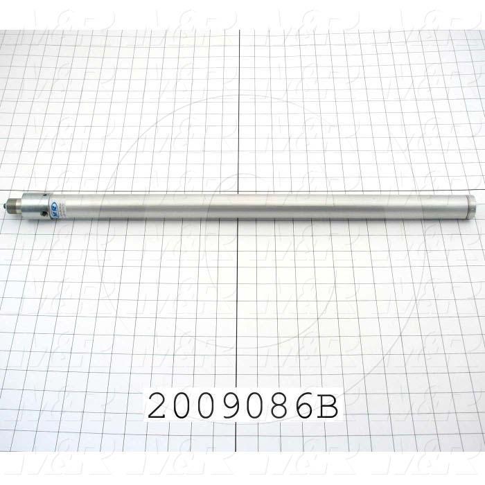 Air Cylinders, Rod Type, Standard NFPA, Double Acting Model, 1 1/8" Bore, 21" Stroke, Both Ends Cushion, Carriage Stroke Function
