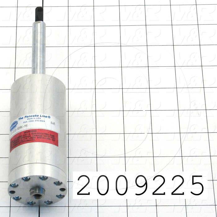 Air Cylinders, Rod Type, Standard NFPA, Double Acting Model, 1 1/8" Bore, 3" Stroke, Both Ends Cushion